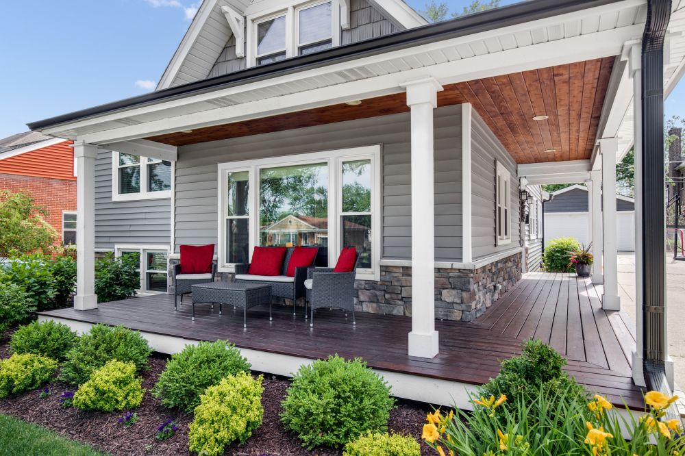 Porch Pillar Repair in Blaine