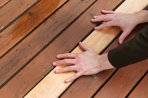 Deck Board Repair in Blaine