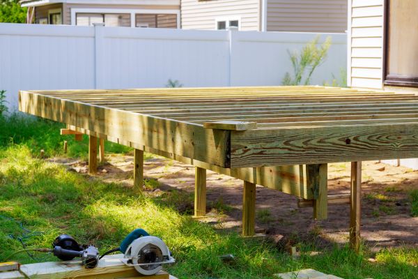 Cost of Elevated Deck Installation in Blaine