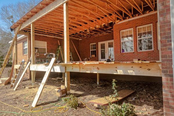 Porch Columns Installation in Blaine