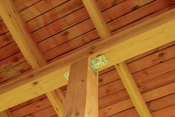 Porch Beam Repair in Blaine