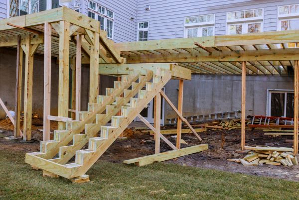Deck Post Replacement in Blaine