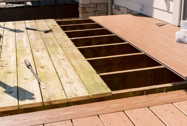 Deck Floor Replacement in Blaine