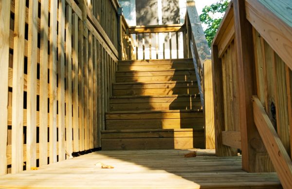 Deck Steps Replacement in Blaine