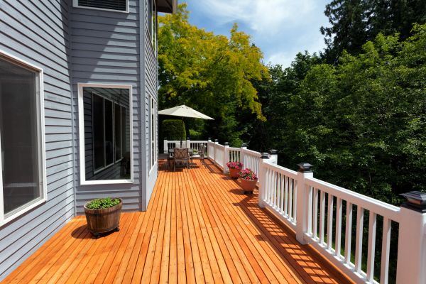Cost of Cedar Deck Construction in Blaine