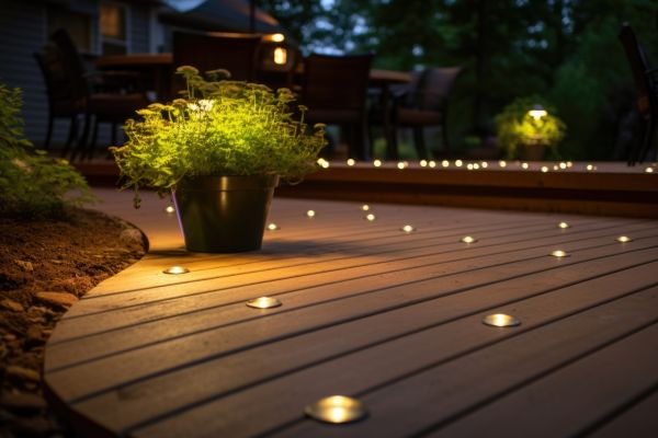 Ground Level Deck Construction in Blaine